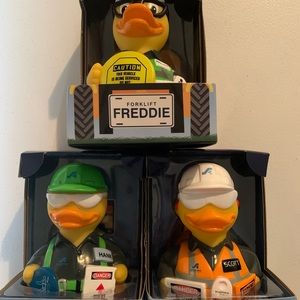 Set of 3 Accuform Safety Ducks